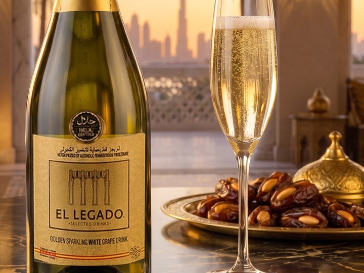 El Legado Golden Sparkling White con certificación Halal